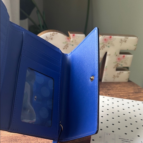 Kate Spade Blue Leather Wallet - Picture 4 of 6